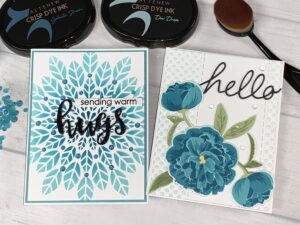Read more about the article Altenew Leaf Burst Stencil and Bloom and Bud Stamp Set