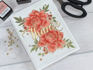 Read more about the article First time Entering Some Challenges. Altenew Giving Thanks to Heros and Simon Says Stamp Wednesday Challenge.