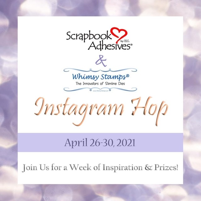 Read more about the article Whimsy Stamps and Scrapbook Adhesive Instagram Hop